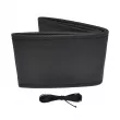 AMIO OTDK201 - Couvre volant à coutures perforées noir 38-39 cm