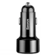 AMIO BAS29321 - Chargeur de voiture BASEUS Magic 2x USB QC 3.0 45W noir