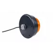 AMIO LDO 2666 R/F - Gyrophare HOR 110B, avec tube fileté, LED 12/24 V (mode rotation et flash, câble 3x 0,5mm2, longueur 1,5m)