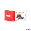 AMIO 02925 - Avertisseur lumineux W21m Magnétique / 3 vis R65 R10 18LED 12/24V IP56