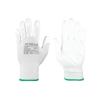Gants de travail blancs (enduction polyuréthane) - taille 10 AMIO REK6_S10