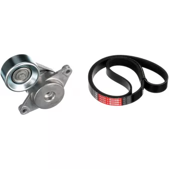 Jeu de courroies trapézoïdales à nervures GATES K016PK1098XS pour HONDA JAZZ 1.3 - 102cv