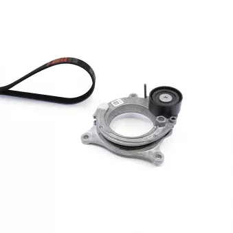 Jeu de courroies trapézoïdales à nervures GATES K016PK1157 pour BMW Série 3 320 d - 190cv