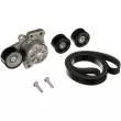 GATES K018PK2553HD - Jeu de courroies trapézoïdales à nervures
