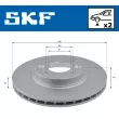 SKF VKBD 80009 V2 - Jeu de 2 disques de frein avant