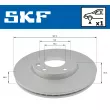 SKF VKBD 80040 V1 - Jeu de 2 disques de frein arrière