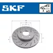 SKF VKBD 80068 V1 - Jeu de 2 disques de frein arrière