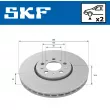 SKF VKBD 80074 V2 - Jeu de 2 disques de frein arrière