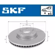 SKF VKBD 80129 V1 - Jeu de 2 disques de frein arrière