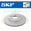 SKF VKBD 80154 V2 - Jeu de 2 disques de frein arrière