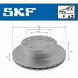 SKF VKBD 80174 V2 - Jeu de 2 disques de frein arrière