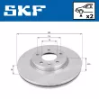 SKF VKBD 80194 V2 - Jeu de 2 disques de frein arrière