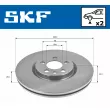 SKF VKBD 80208 V2 - Jeu de 2 disques de frein arrière