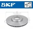 SKF VKBD 80236 V1 - Jeu de 2 disques de frein arrière