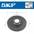 SKF VKBD 80241 V2 - Jeu de 2 disques de frein arrière