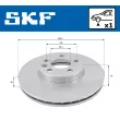 SKF VKBD 80322 V1 - Jeu de 2 disques de frein arrière