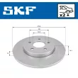 SKF VKBD 90026 S2 - Jeu de 2 disques de frein arrière