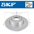 SKF VKBD 90041 S2 - Jeu de 2 disques de frein arrière