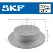 SKF VKBD 90065 S2 - Jeu de 2 disques de frein arrière
