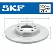 SKF VKBD 90087 S2 - Jeu de 2 disques de frein arrière