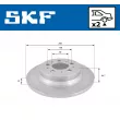 SKF VKBD 90202 S2 - Jeu de 2 disques de frein arrière