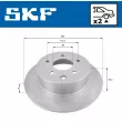 SKF VKBD 90263 S2 - Jeu de 2 disques de frein arrière