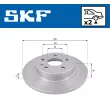 SKF VKBD 90298 S2 - Jeu de 2 disques de frein arrière