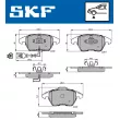 SKF VKBP 80007 E - Jeu de 4 plaquettes de frein avant