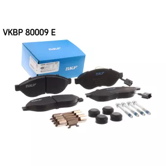 SKF VKBP 80009 E - Jeu de 4 plaquettes de frein avant