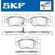 SKF VKBP 80017 A - Jeu de 4 plaquettes de frein avant