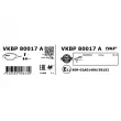 SKF VKBP 80017 A - Jeu de 4 plaquettes de frein avant