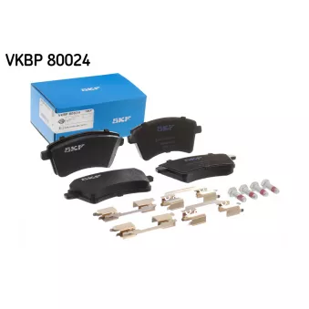 Jeu de 4 plaquettes de frein avant SKF [VKBP 80024]
