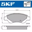 SKF VKBP 80037 - Jeu de 4 plaquettes de frein avant