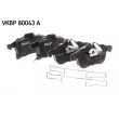 SKF VKBP 80043 A - Jeu de 4 plaquettes de frein avant