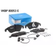 SKF VKBP 80053 E - Jeu de 4 plaquettes de frein avant
