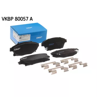 SKF VKBP 80057 A - Jeu de 4 plaquettes de frein avant
