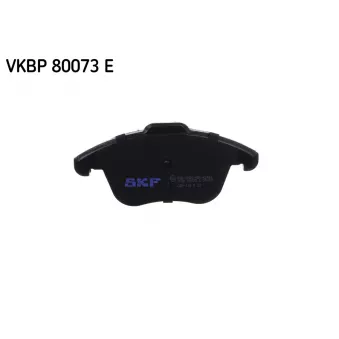 SKF VKBP 80073 E - Jeu de 4 plaquettes de frein avant