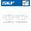 SKF VKBP 80082 - Jeu de 4 plaquettes de frein avant