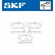 SKF VKBP 80096 A - Jeu de 4 plaquettes de frein avant