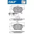 SKF VKBP 80113 E - Jeu de 4 plaquettes de frein avant