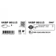 SKF VKBP 80115 - Jeu de 4 plaquettes de frein avant