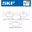 SKF VKBP 80131 A - Jeu de 4 plaquettes de frein avant