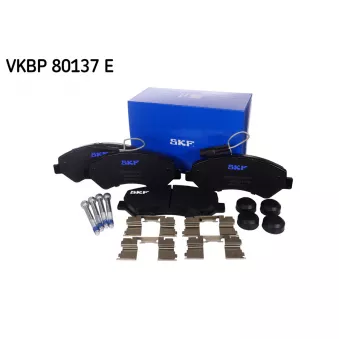 SKF VKBP 80137 E - Jeu de 4 plaquettes de frein avant