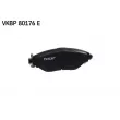 SKF VKBP 80176 E - Jeu de 4 plaquettes de frein avant