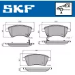 SKF VKBP 80185 A - Jeu de 4 plaquettes de frein avant