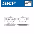 SKF VKBP 80188 - Jeu de 4 plaquettes de frein avant