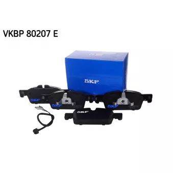 SKF VKBP 80207 E - Jeu de 4 plaquettes de frein avant