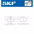 SKF VKBP 80215 - Jeu de 4 plaquettes de frein avant