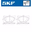 SKF VKBP 80226 - Jeu de 4 plaquettes de frein avant