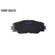SKF VKBP 80235 - Jeu de 4 plaquettes de frein avant